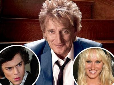 Penyanyi Legendaris Rod Stewart Isyaratkan Harry Styles Bermalam Bersama Puterinya